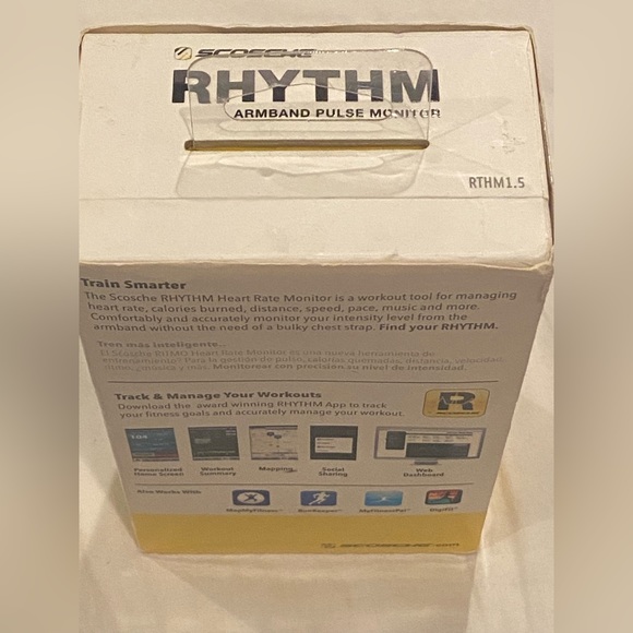 New Scosche RhythmPulse Heart Rate Monitor with Music Control RTHMA1.5 Yellow - Picture 6 of 14